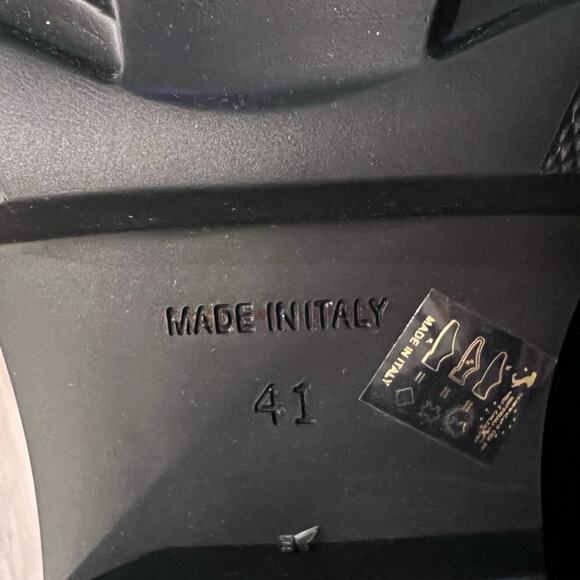 Free People Lana Lug Sole Foldover Boots NEW Black Size 10 - Picture 8 of 10